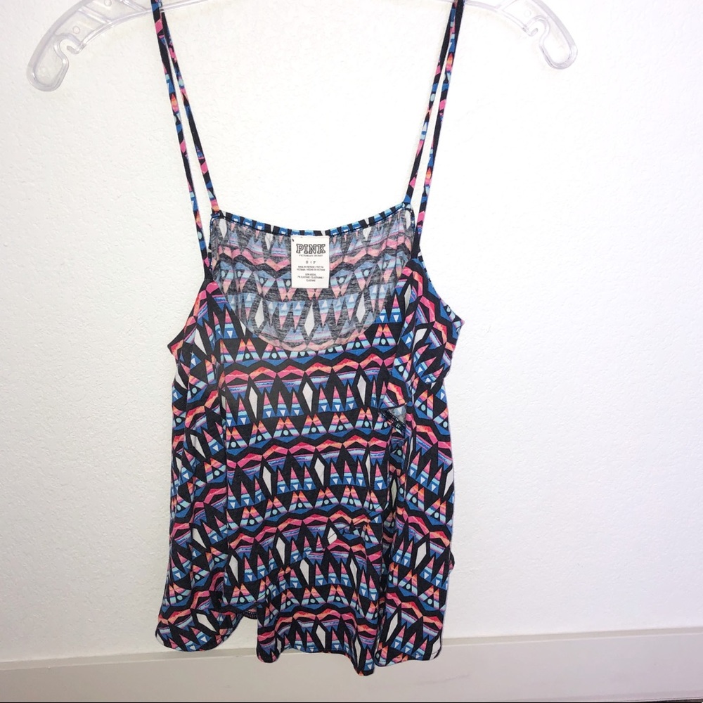 Victoria Secret Pink Tribal Pattern Top. Small